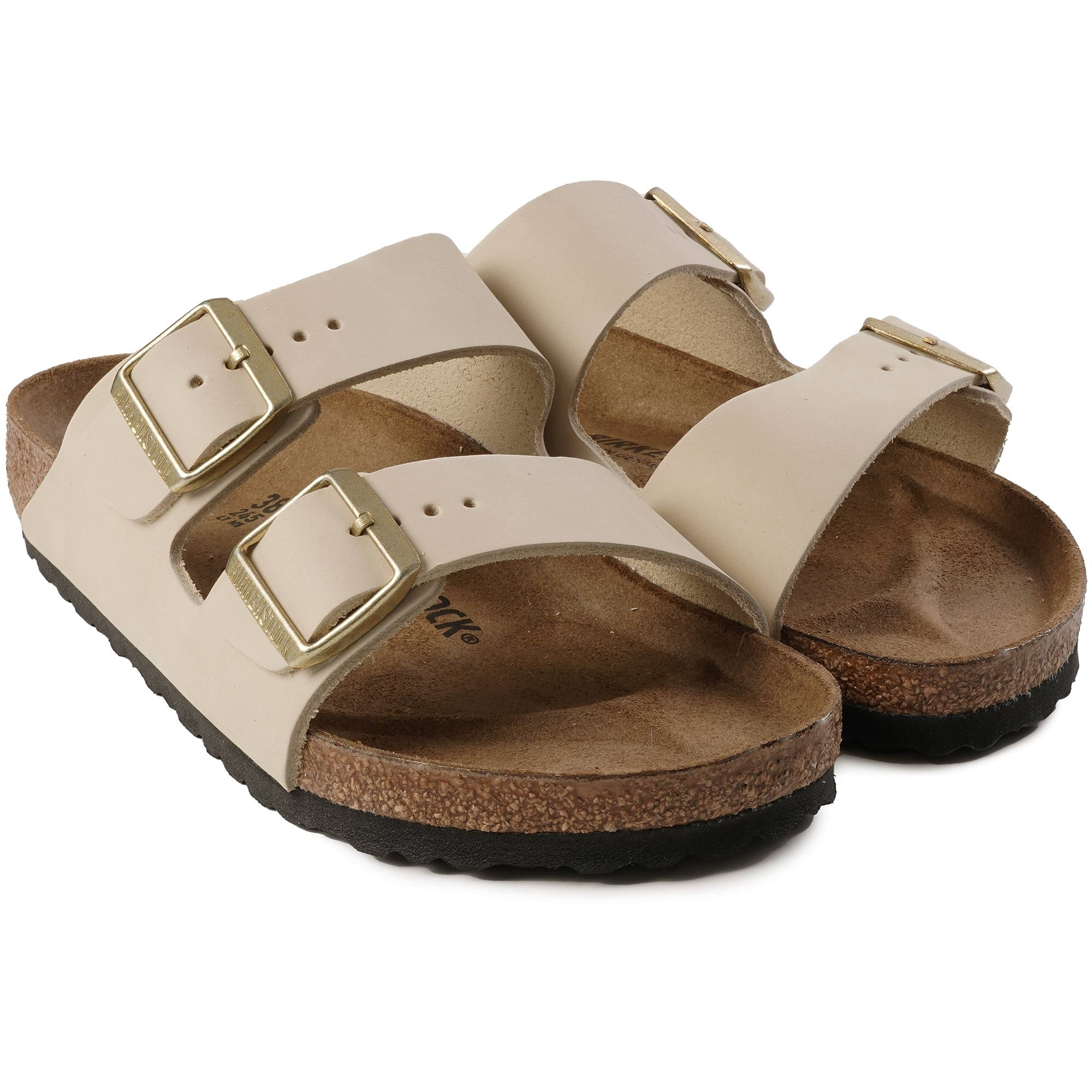 Birkenstock Womens Arizona Nubuck Leather - Ecru – Stuarts London