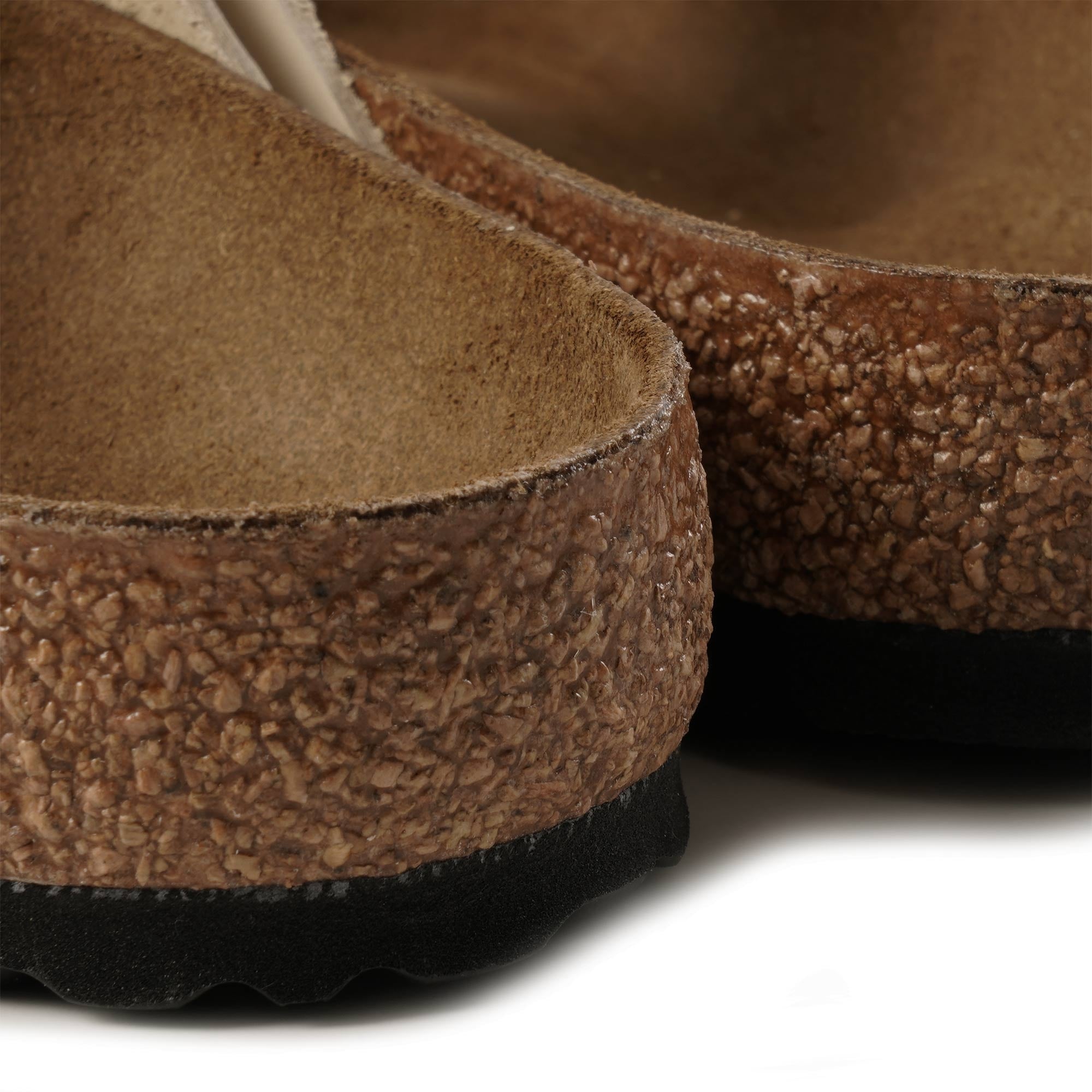 Birkenstock Womens Arizona Nubuck Leather - Ecru