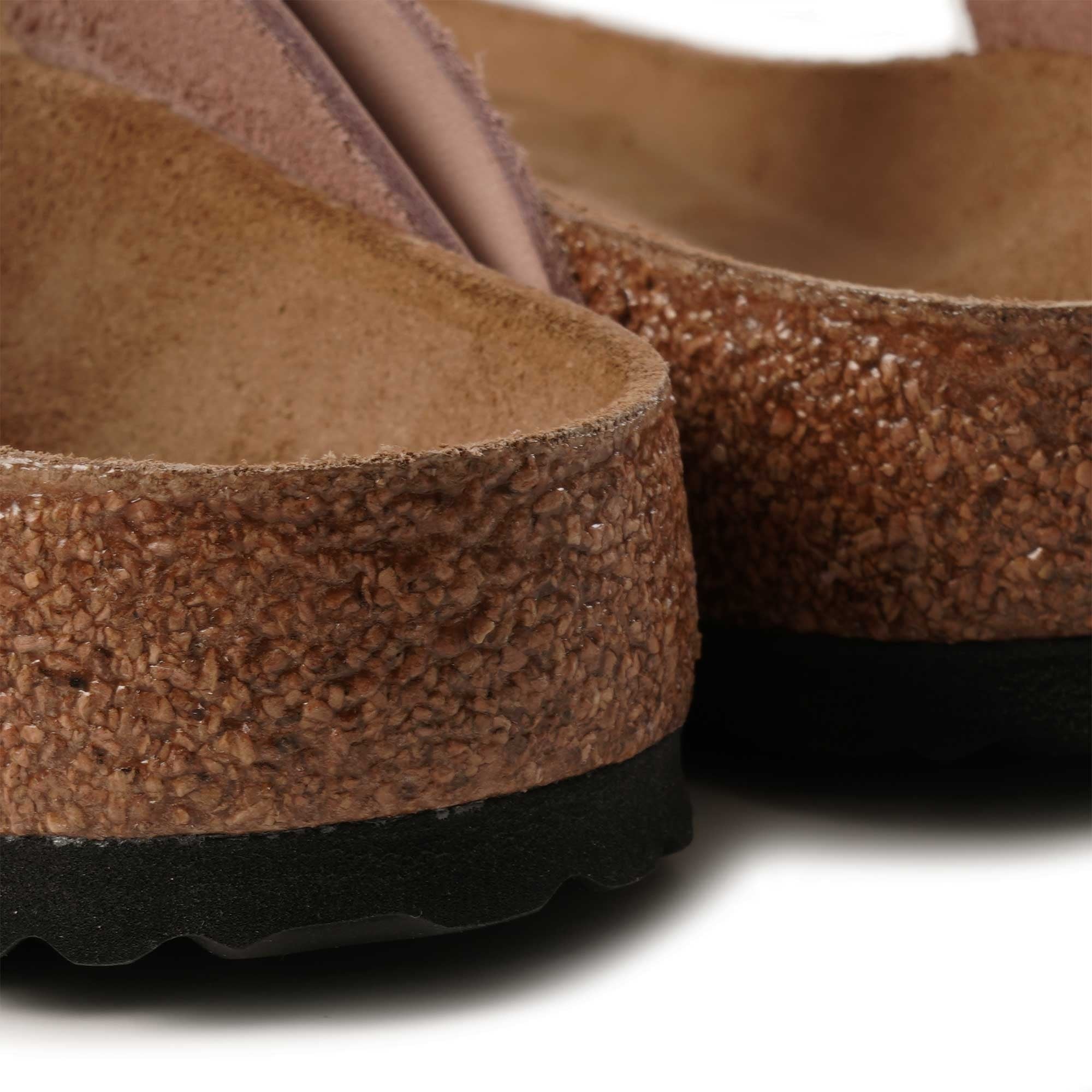 Birkenstock Womens Gizeh Nubuck Leather - Soft Pink