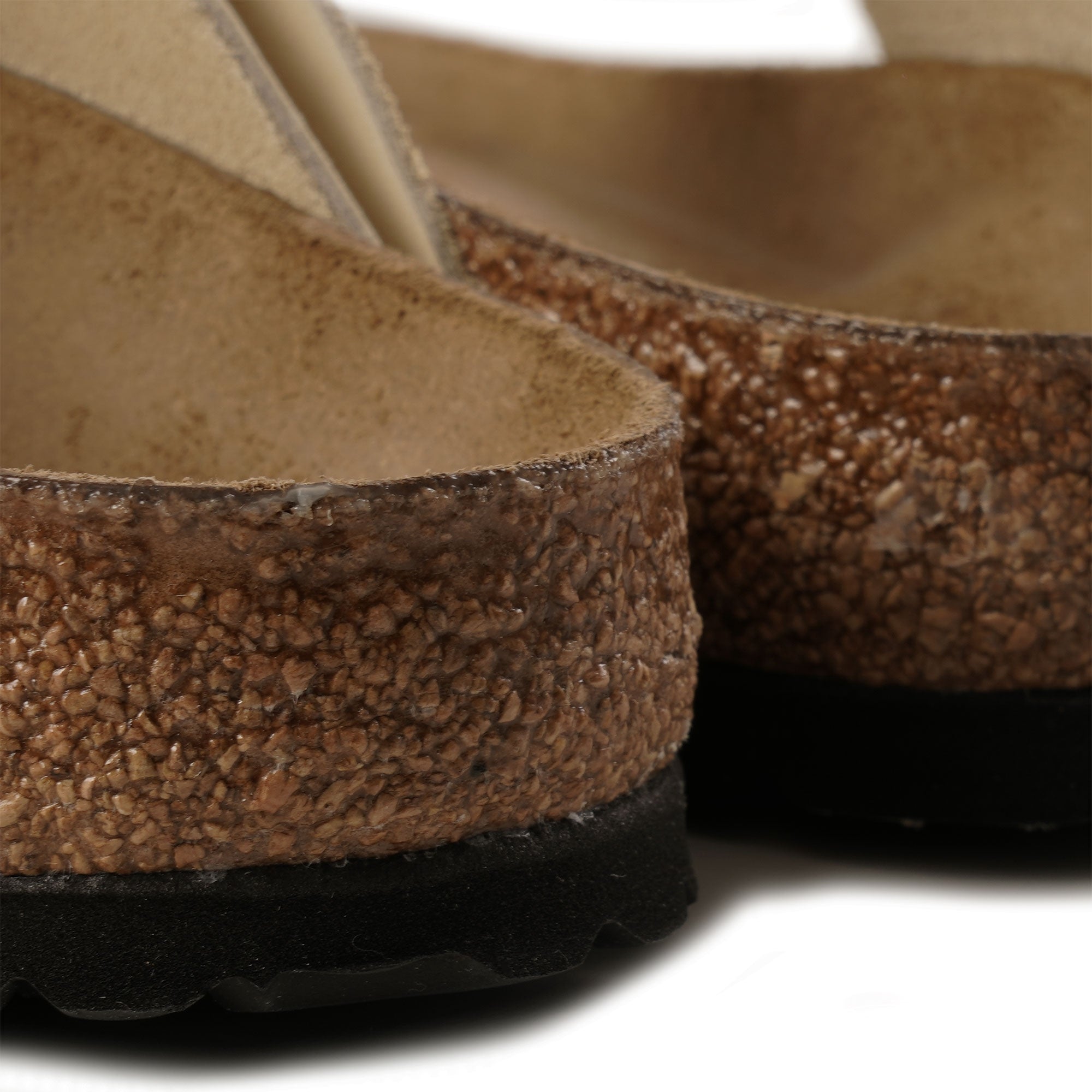 Birkenstock Womens Gizeh Nubuck Leather - Ecru