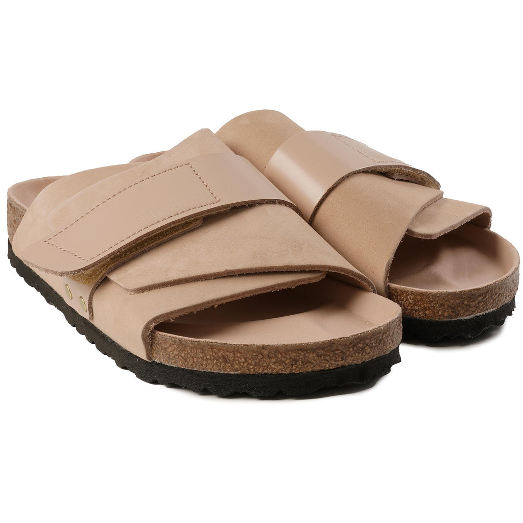 Birkenstock Kyoto Nubuck Leather - New Beige