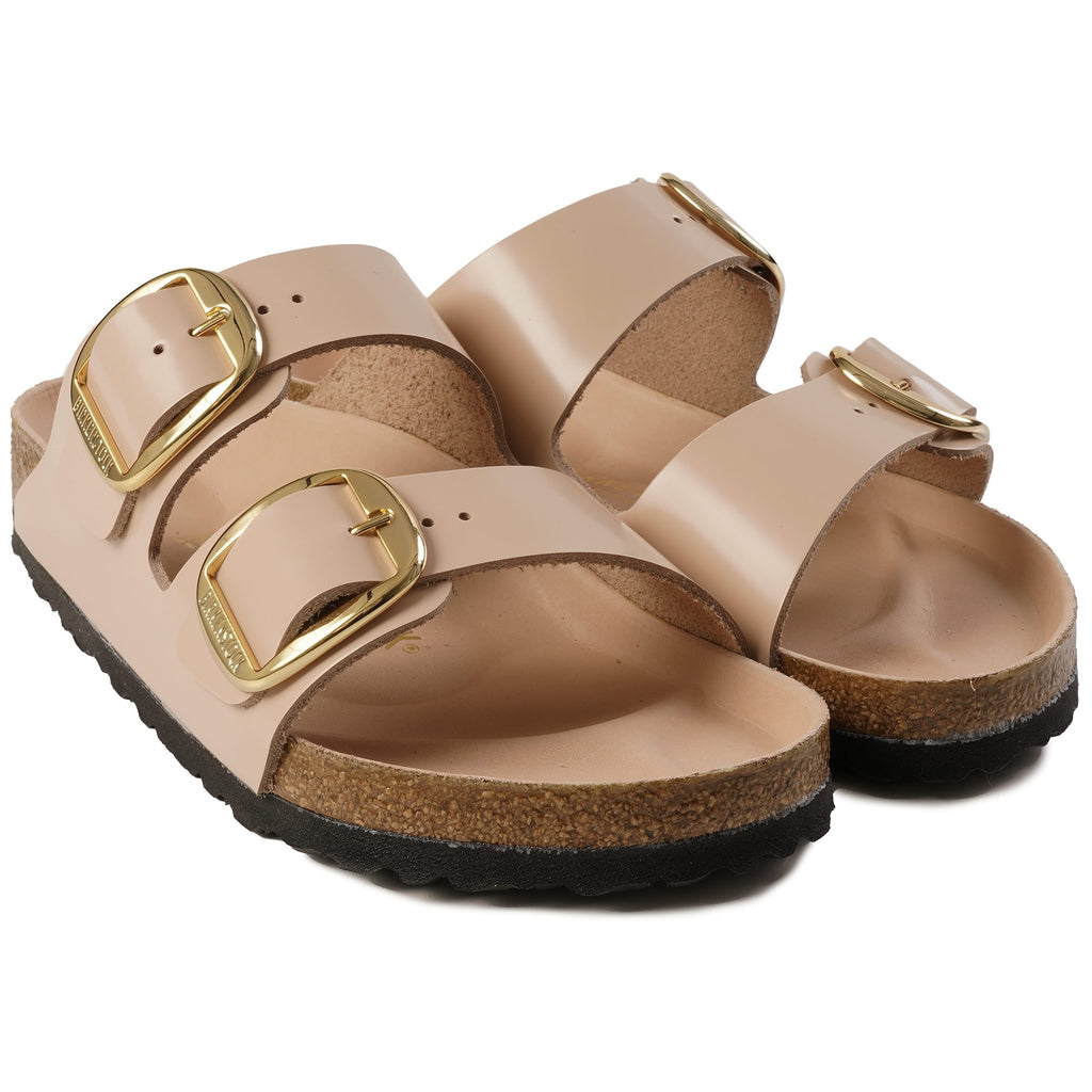 Birkenstock Womens Arizona Big Buckle Natural Leather - New Beige