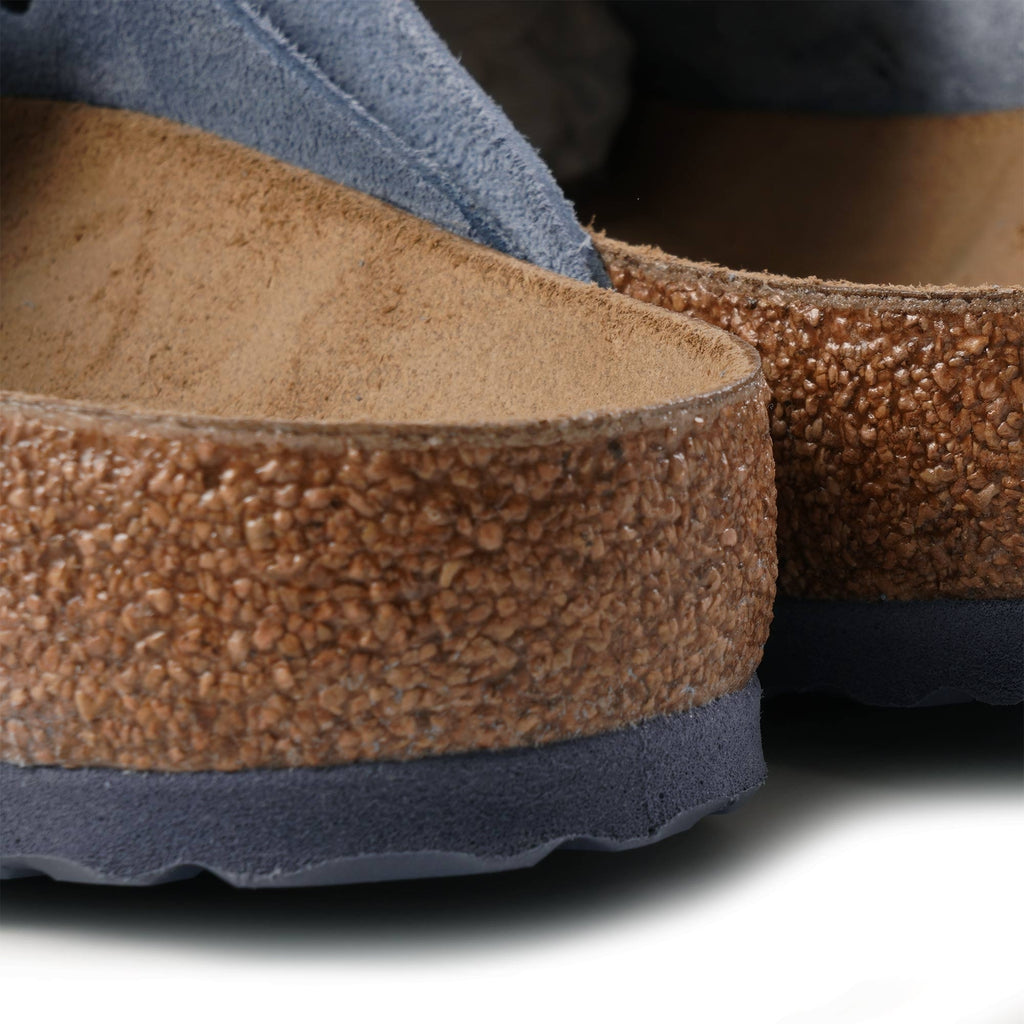 Birkenstock Boston Suede Leather - Blue