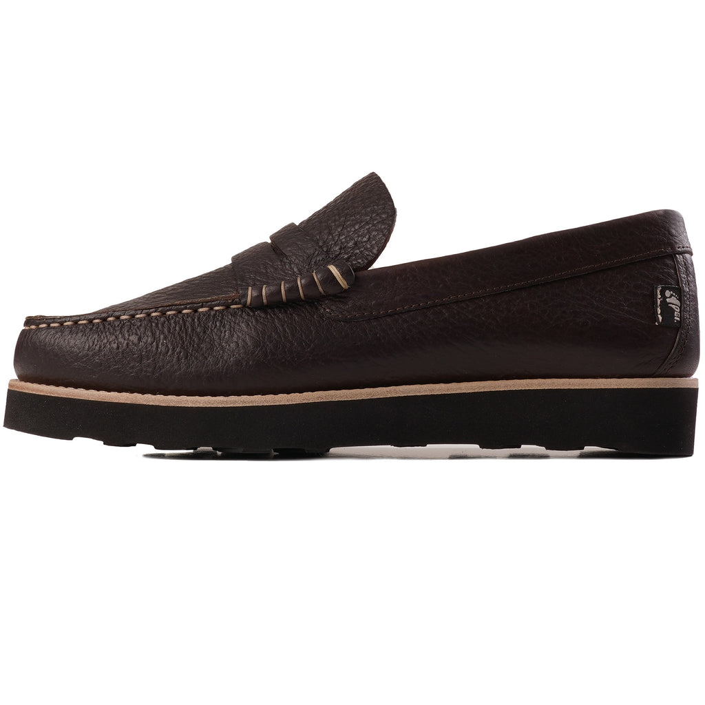 x Stuarts Rudy Loafers Ostrich Leather - Dark Brown