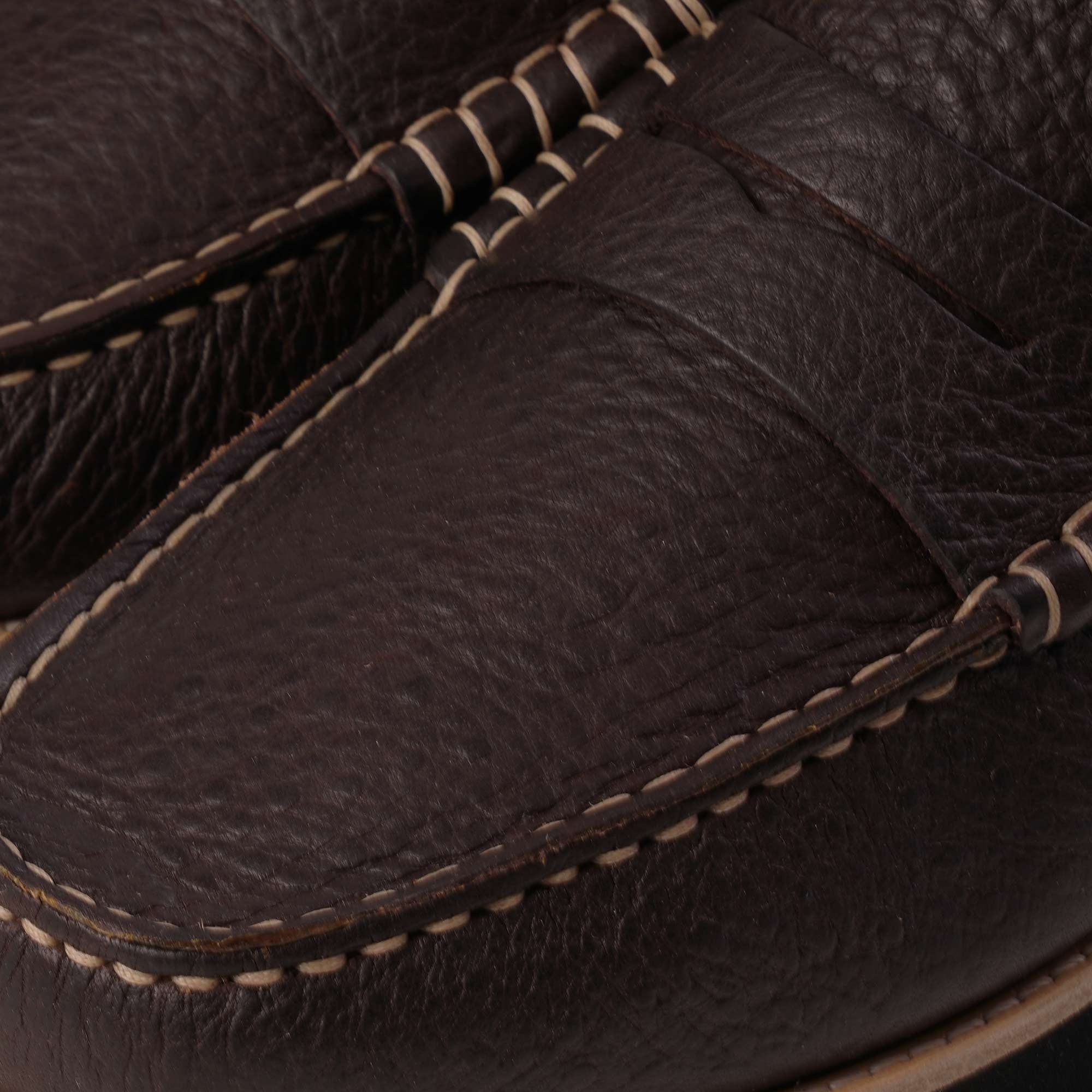 x Stuarts Rudy Loafers Ostrich Leather - Dark Brown