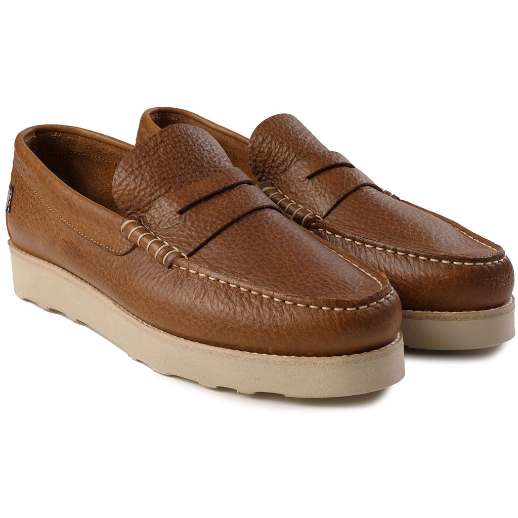 x Stuarts Rudy Loafers Ostrich Leather - Honey