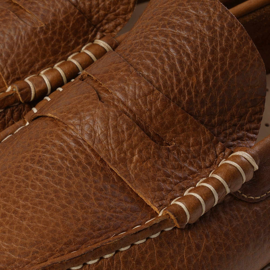 x Stuarts Rudy Loafers Ostrich Leather - Honey