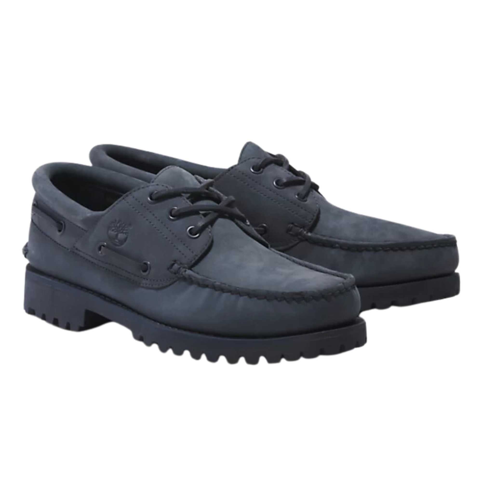 Timberland 3-Eye Classic Lug Shoe - Dark Blue Nubuck – Stuarts London