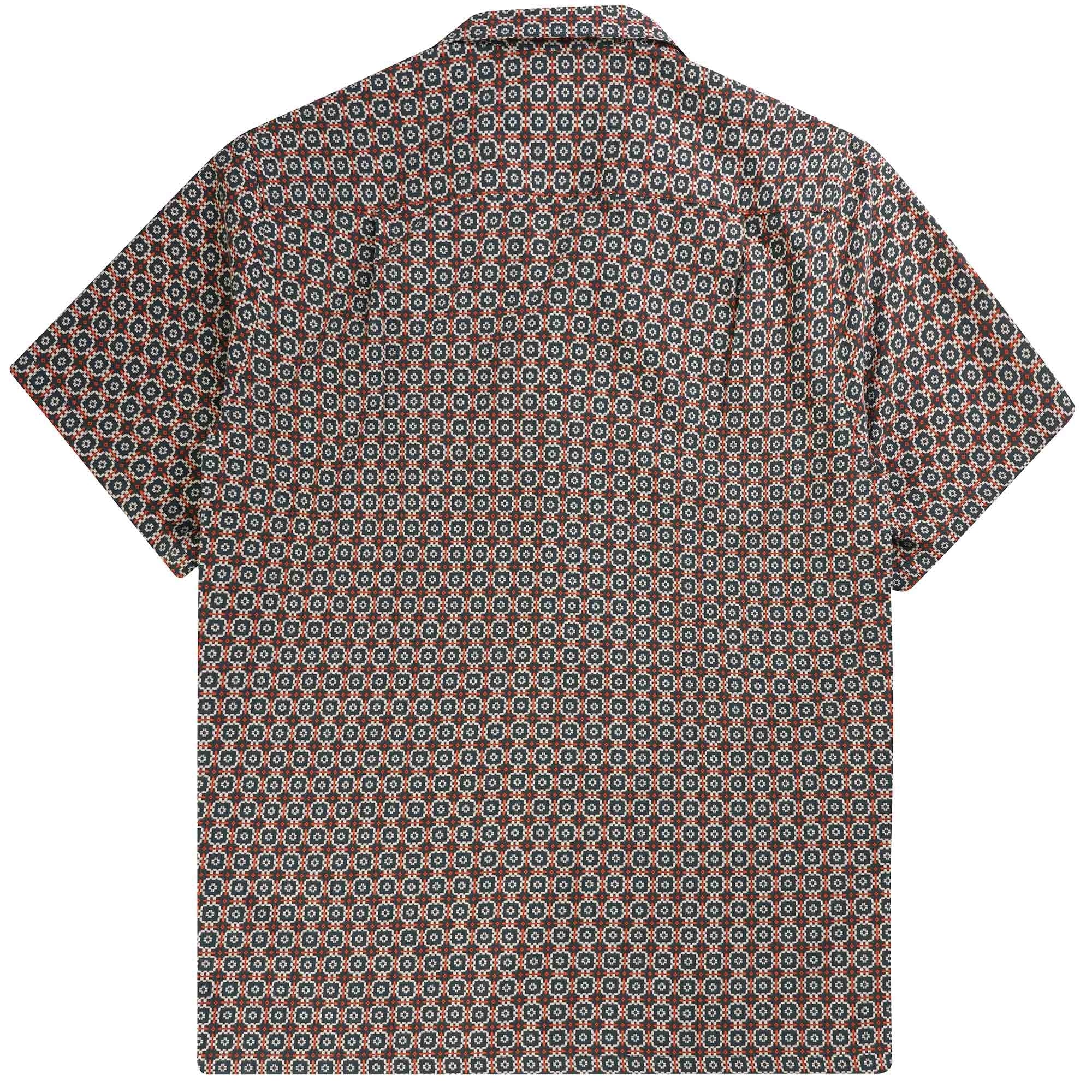 Portuguese Flannel Portuguese Tile Shirt - Green and Orange