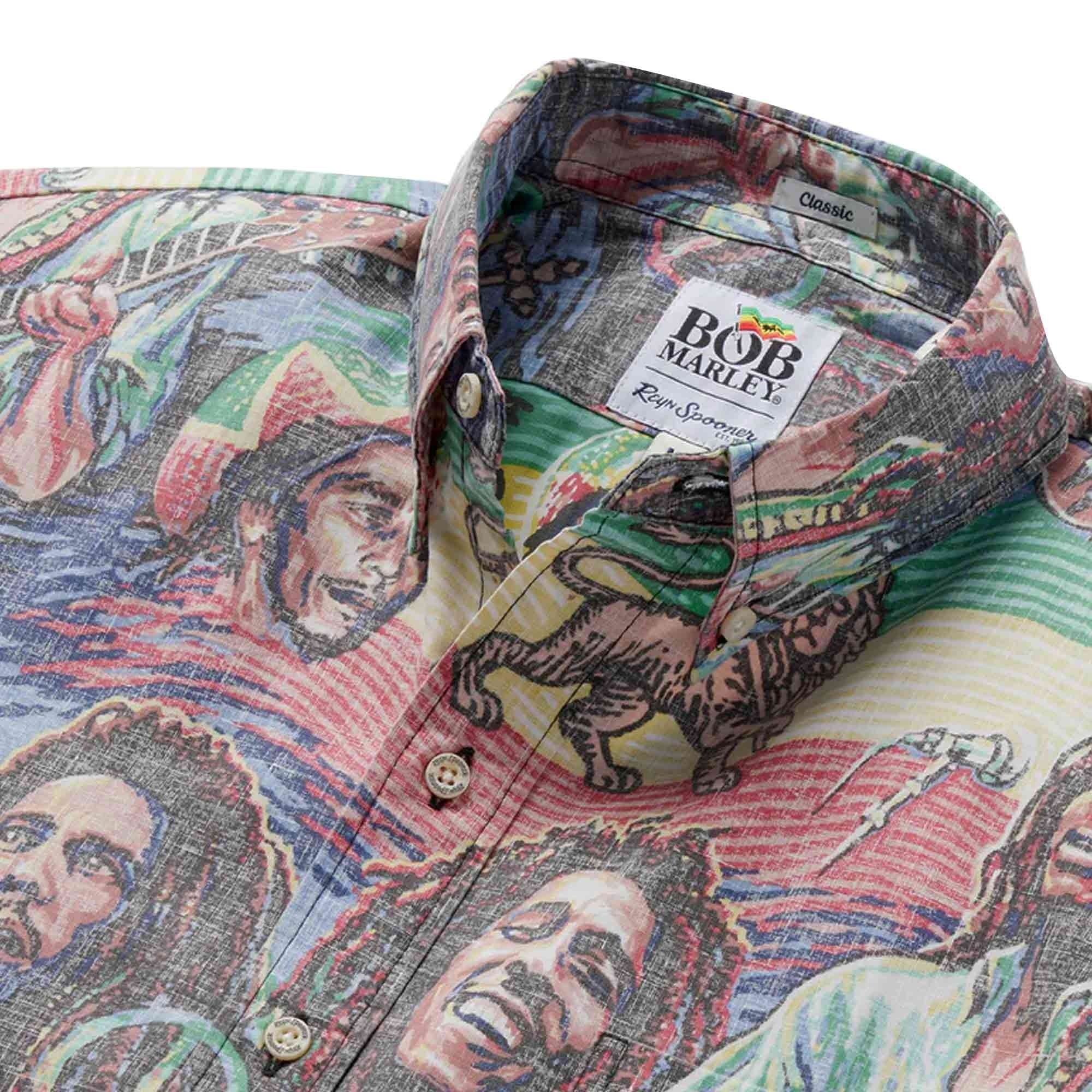 Reyn Spooner Bob Marley Shirt - Black – Stuarts London