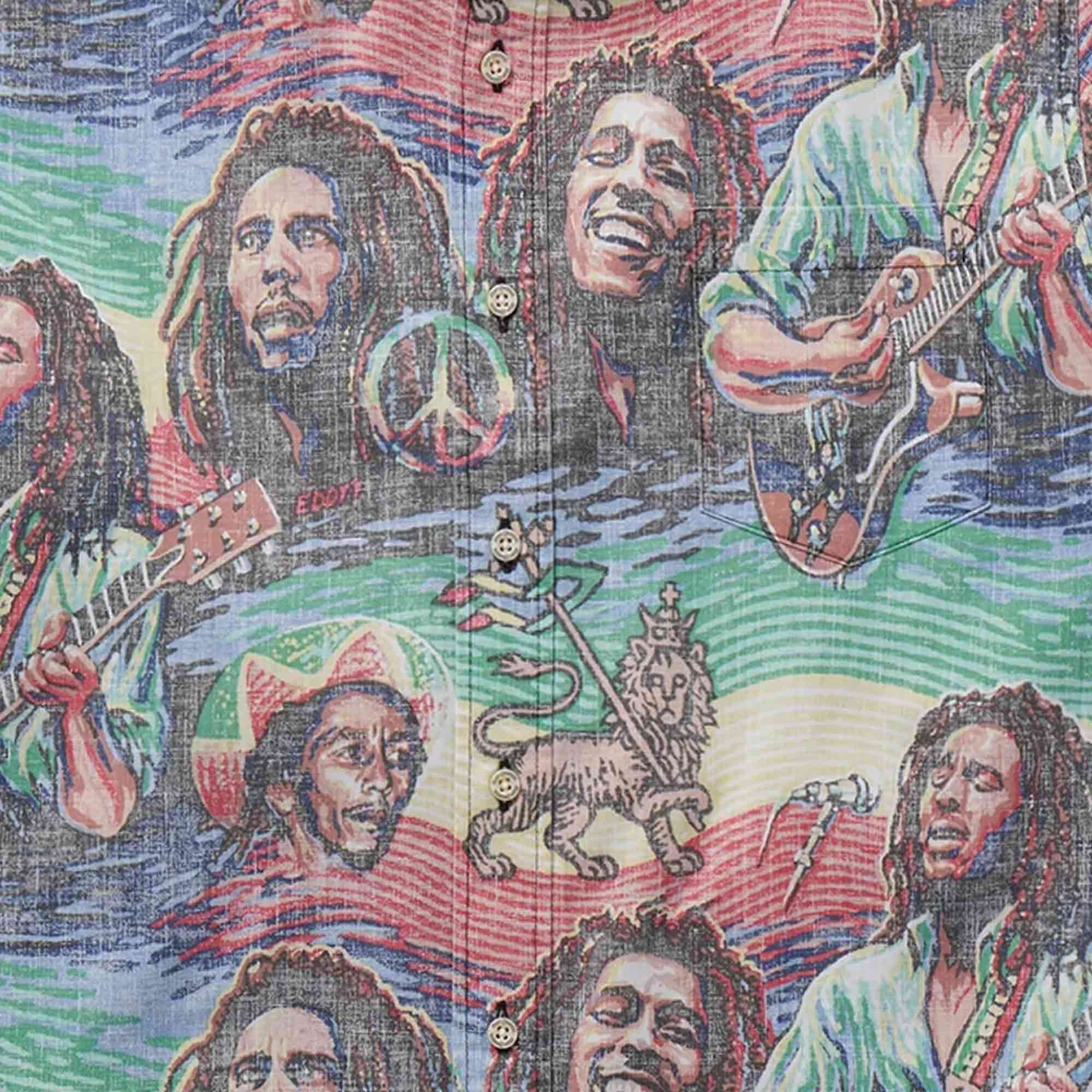 Reyn Spooner Bob Marley Shirt - Black – Stuarts London