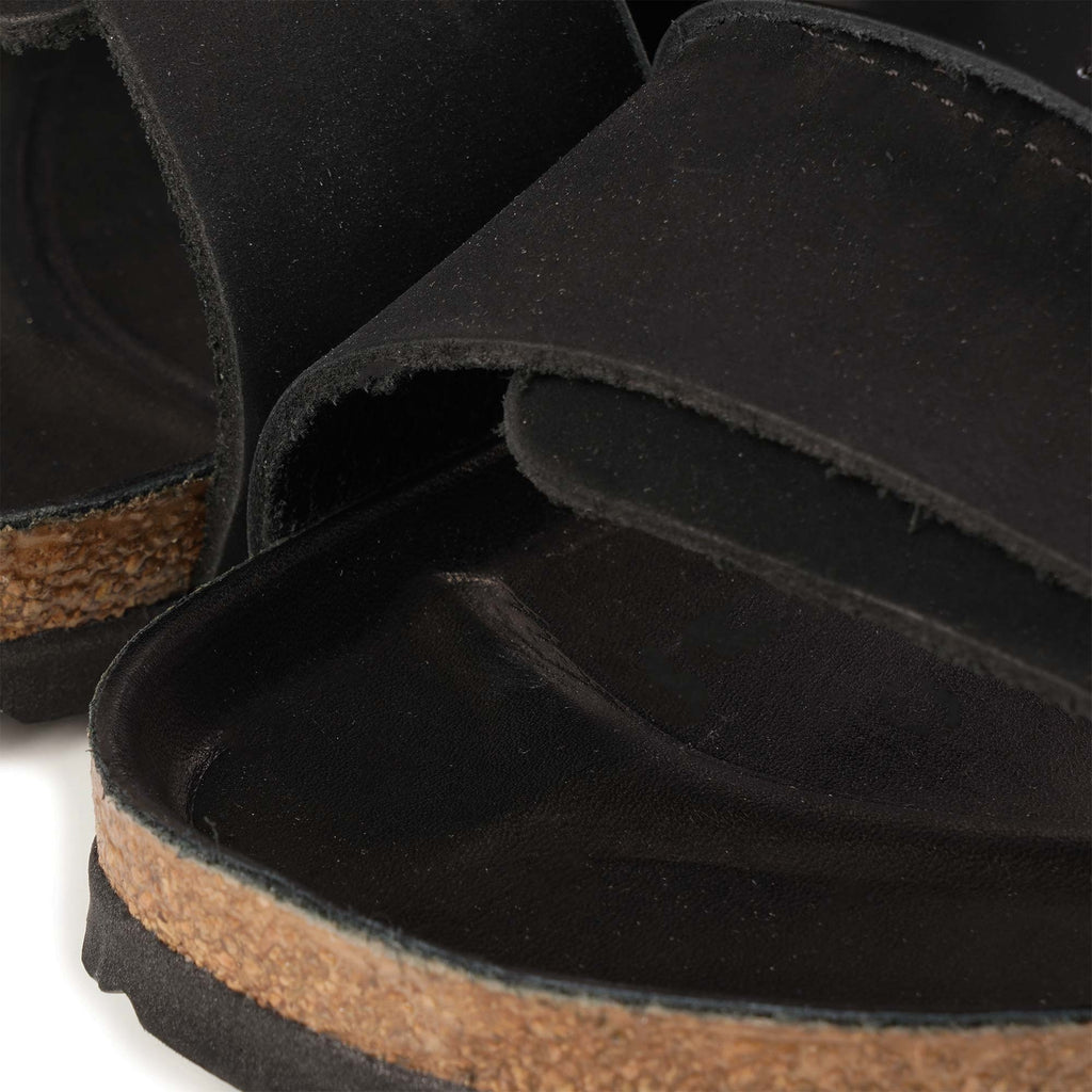 Birkenstock Womens Kyoto Nubuck Leather - Black