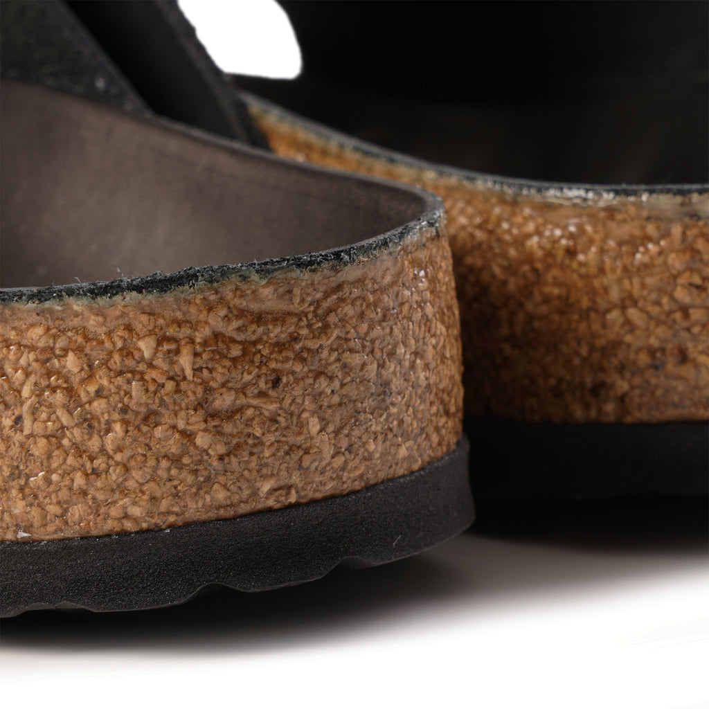 Birkenstock Womens Kyoto Nubuck Leather - Black