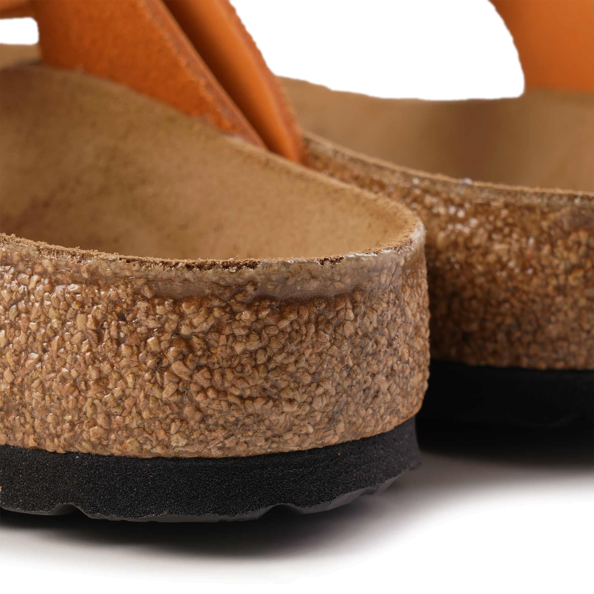 Birkenstock Womens Gizeh Nubuck Leather - Burnt Orange