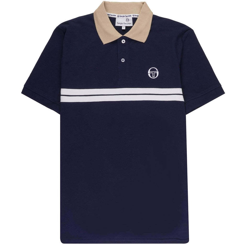 Sergio Tacchini Supermac Polo Shirt - Maritime Blue