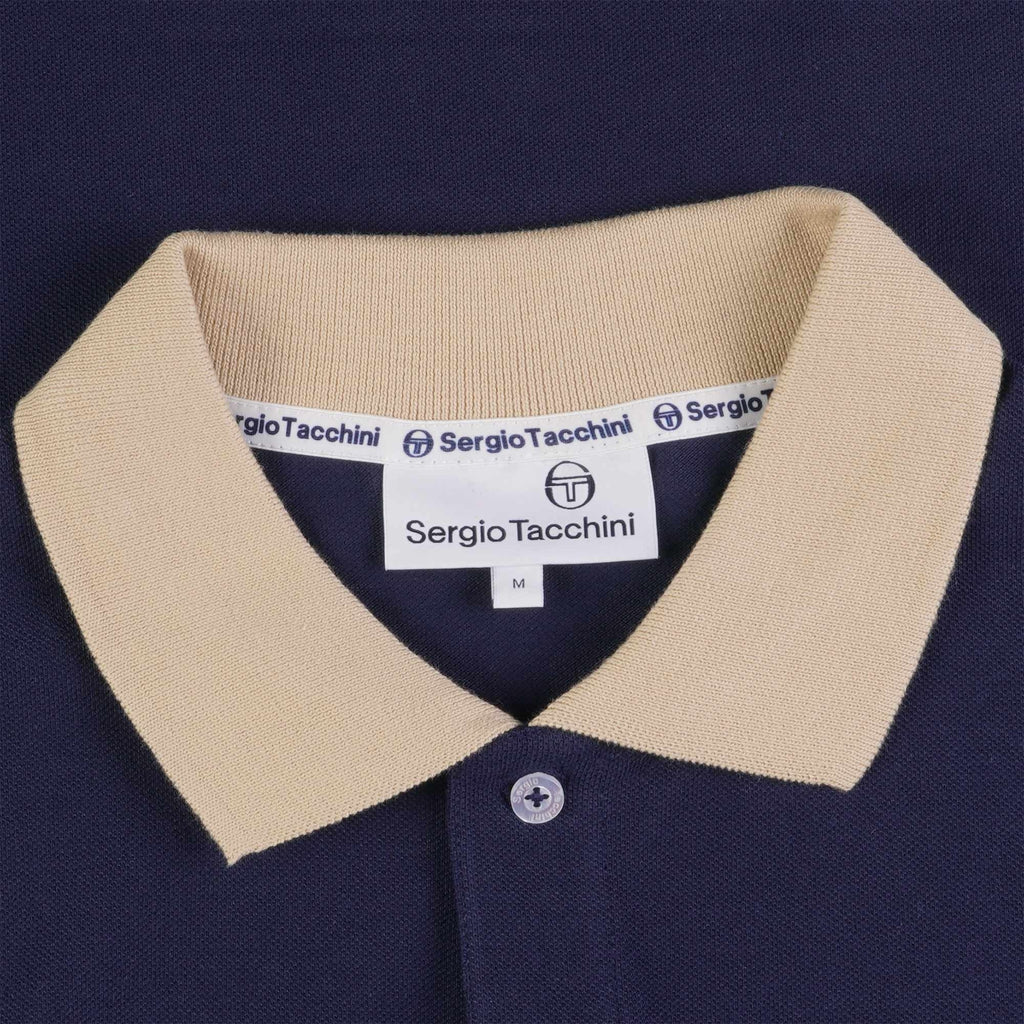 Sergio Tacchini Supermac Polo Shirt - Maritime Blue