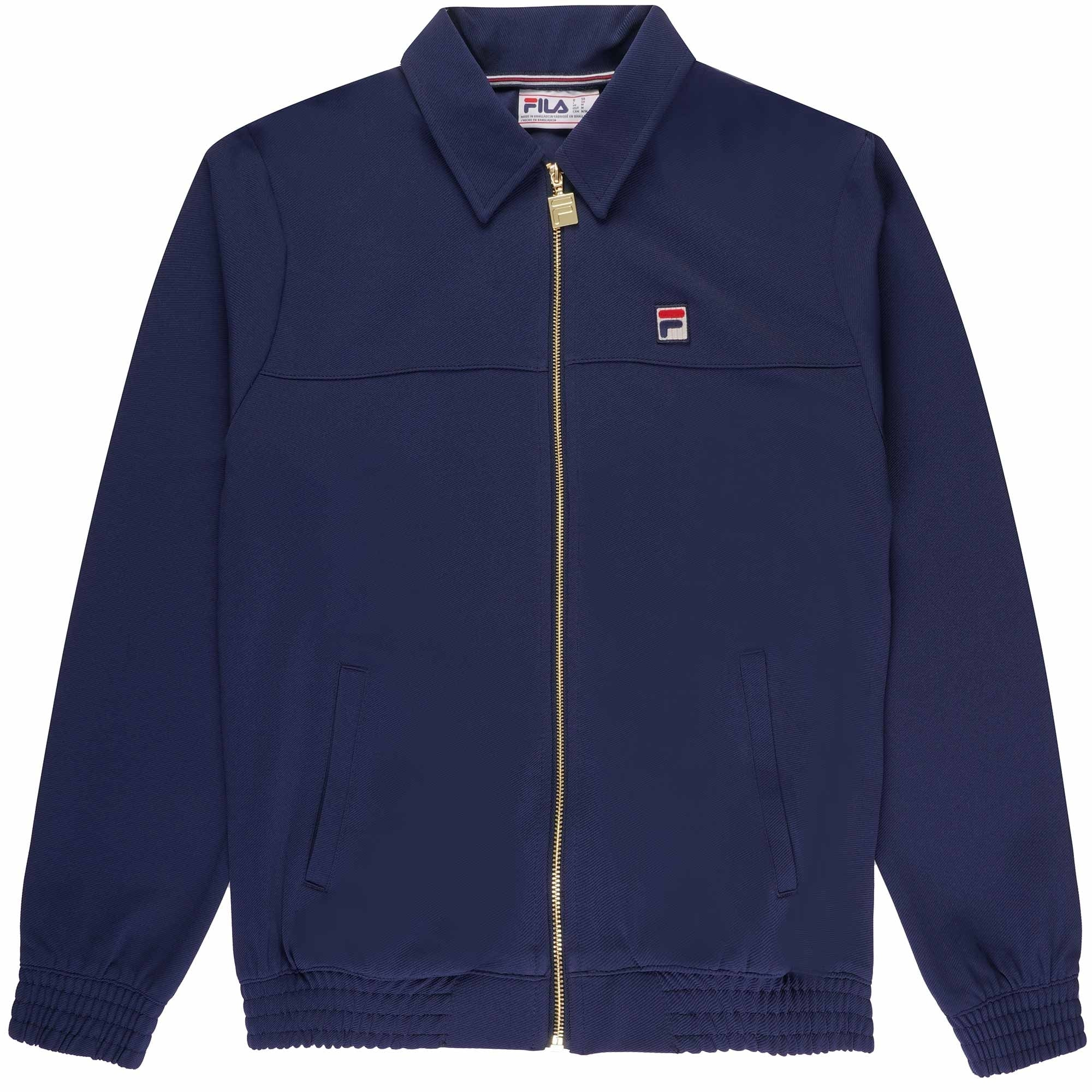 Fila Vintage Maddox Smart Track Top - Fila Navy