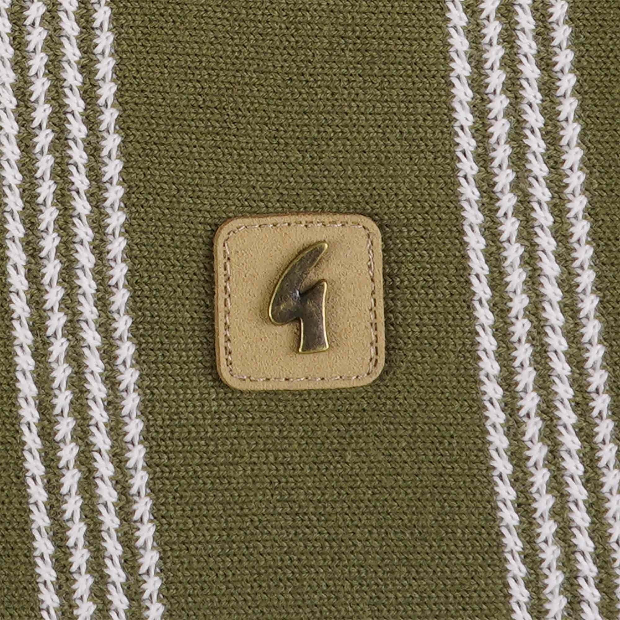 Gabicci Vintage Dante Knitted Polo Shirt - Spruce