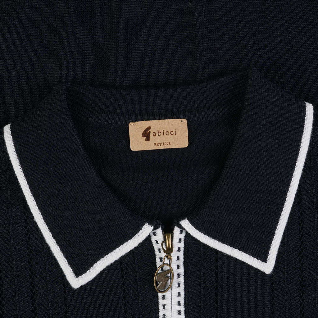 Gabicci Vintage Pierre Polo Shirt - Navy