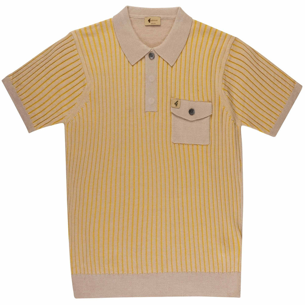 Gabicci Vintage Marconi Polo Shirt - Granola