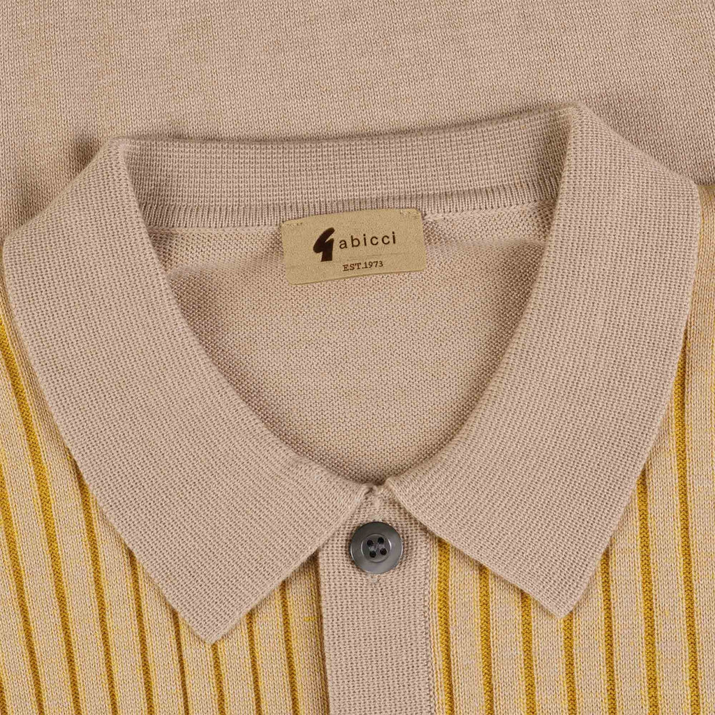 Gabicci Vintage Marconi Polo Shirt - Granola