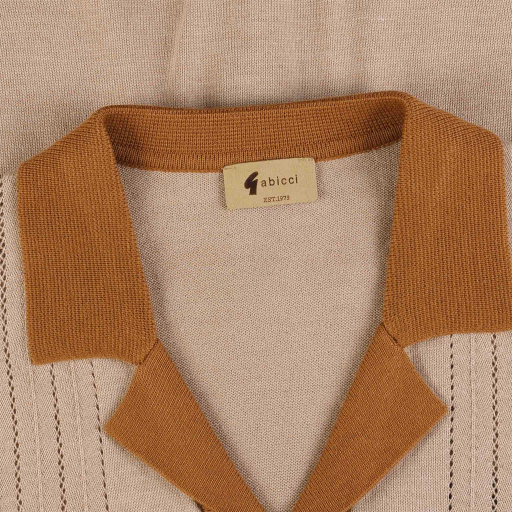 Gabicci Vintage Arlo Polo Shirt - Granola