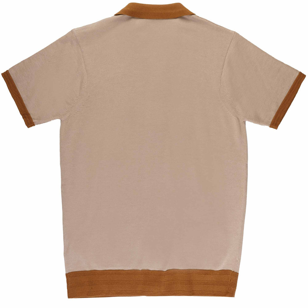 Gabicci Vintage Arlo Polo Shirt - Granola