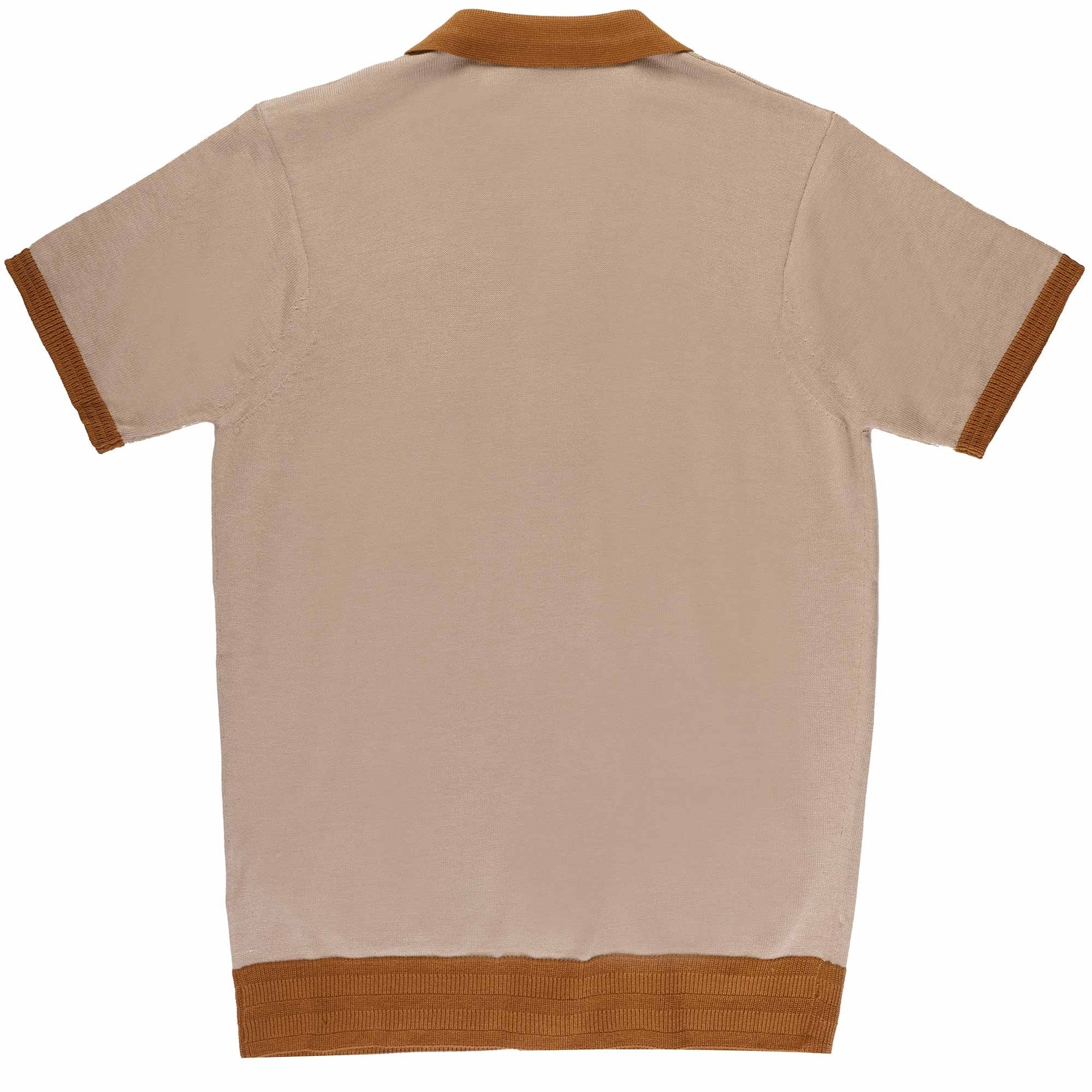 Gabicci Vintage Arlo Polo Shirt - Granola