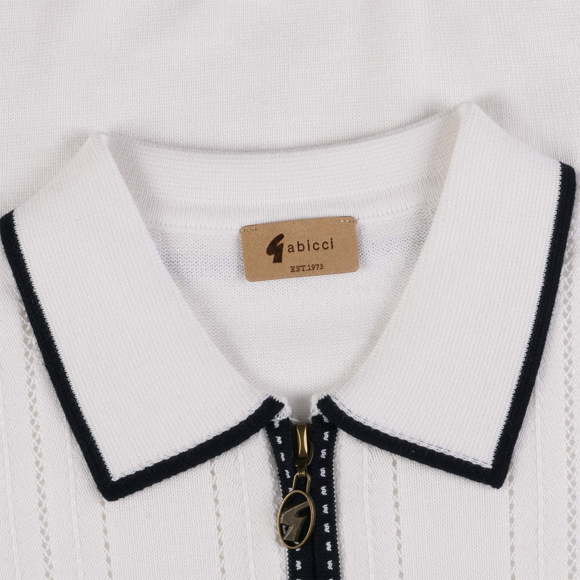 Gabicci Vintage Pierre Polo Shirt - White