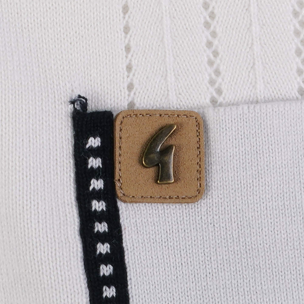 Gabicci Vintage Pierre Polo Shirt - White
