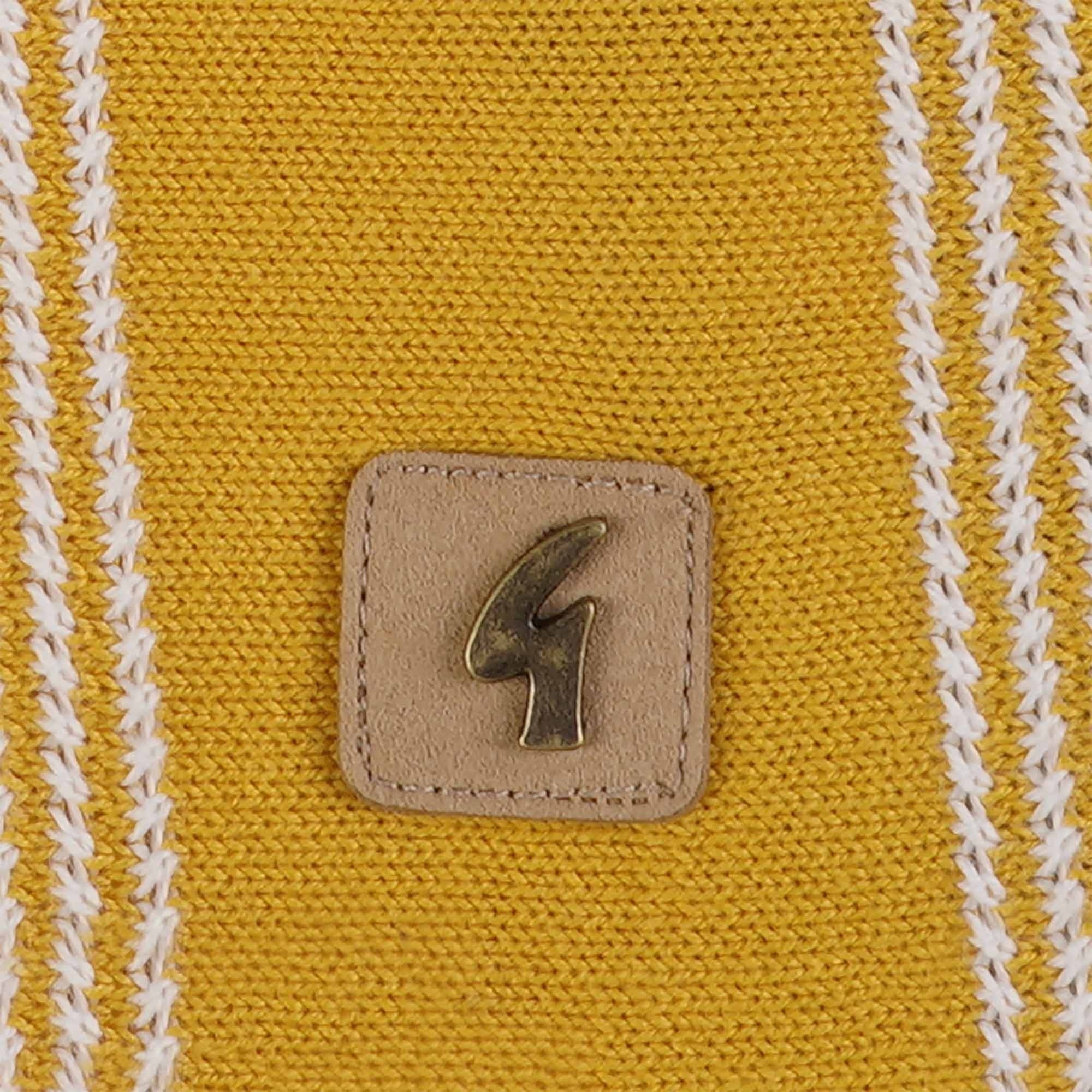 Gabicci Vintage Dante Knitted Polo Shirt - Sunbeam