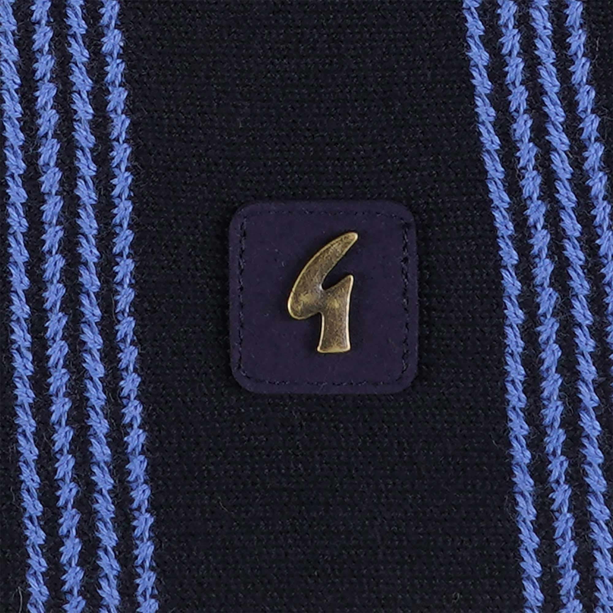 Gabicci Vintage Dante Knitted Polo Shirt - Navy