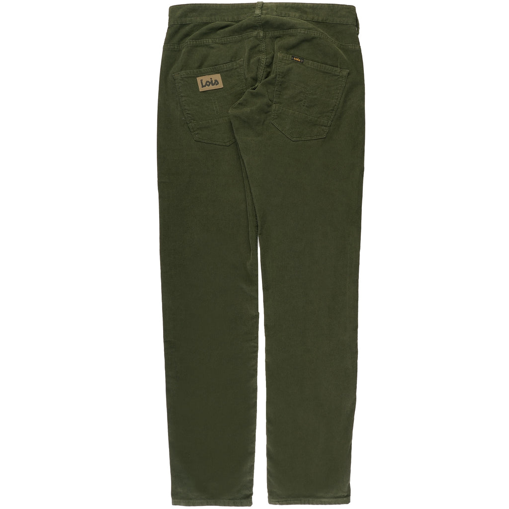 Sierra Thin Cord Trousers - Green Olive
