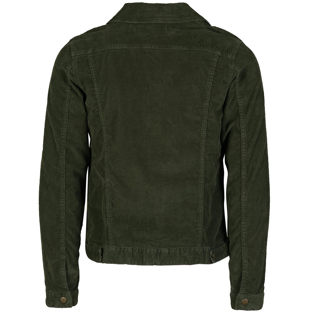 Tejana Thin Cord Jacket - Green Olive