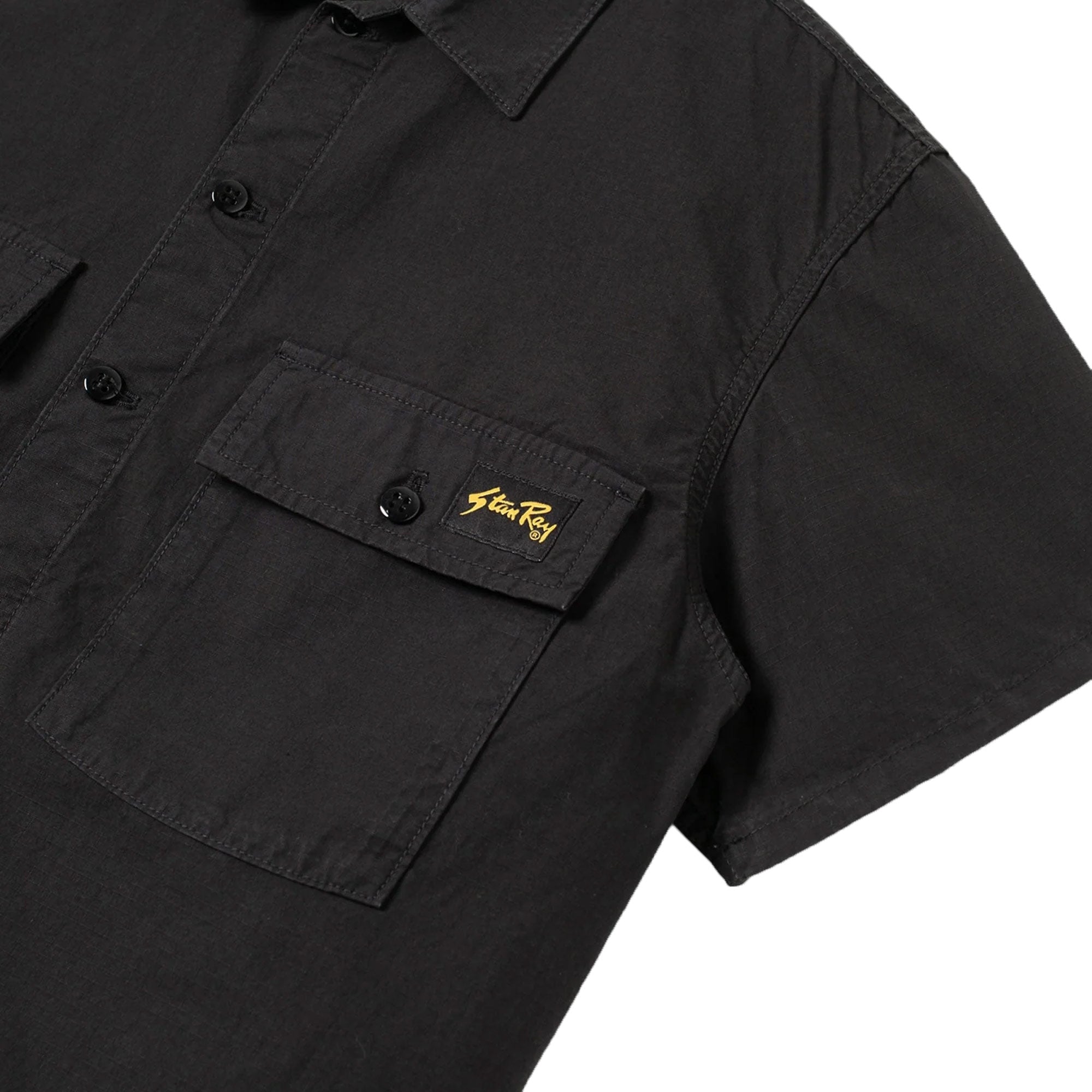 Stan Ray CPO Short Sleeve - Black Ripstop