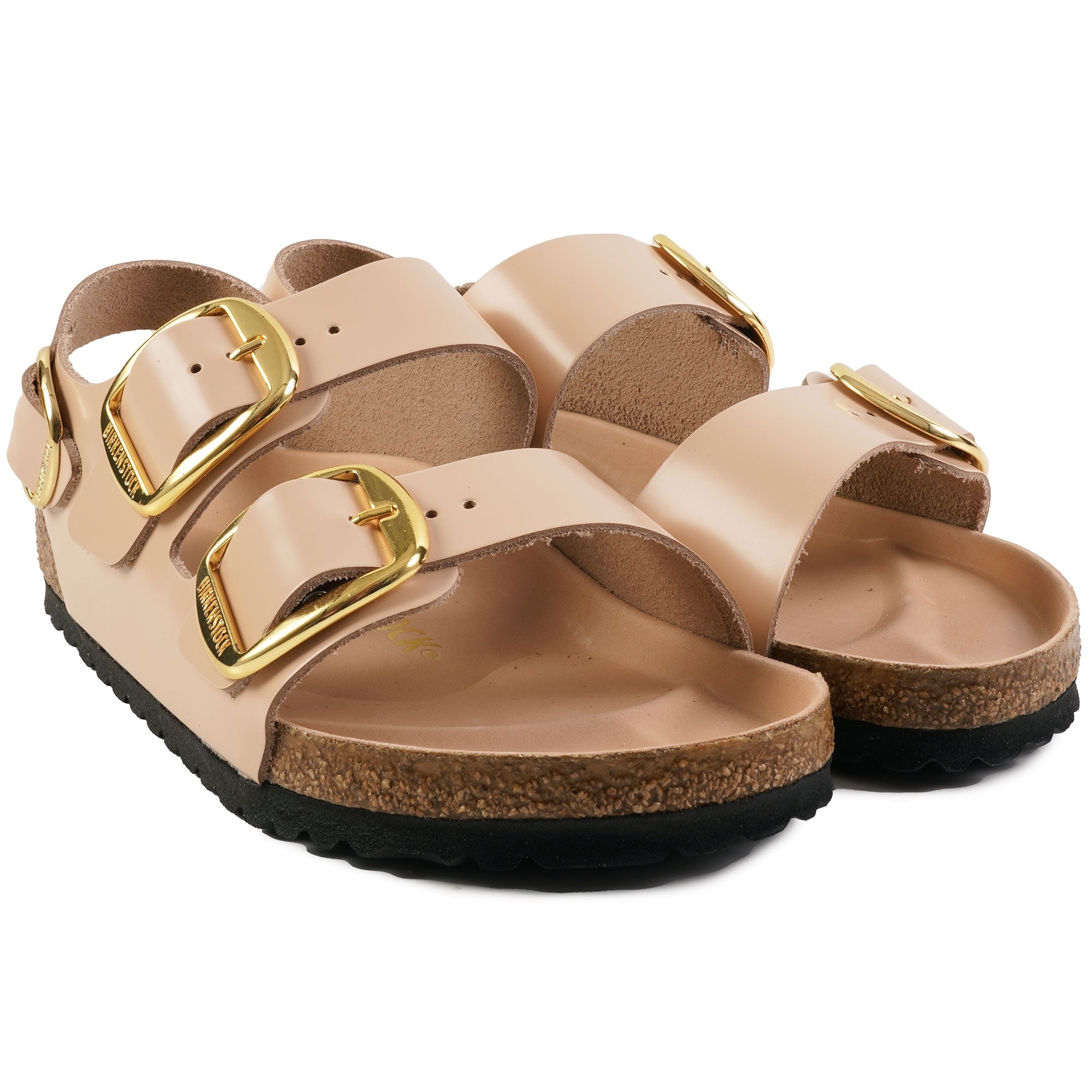 Birkenstock Womens Milano Big Buckle - Beige