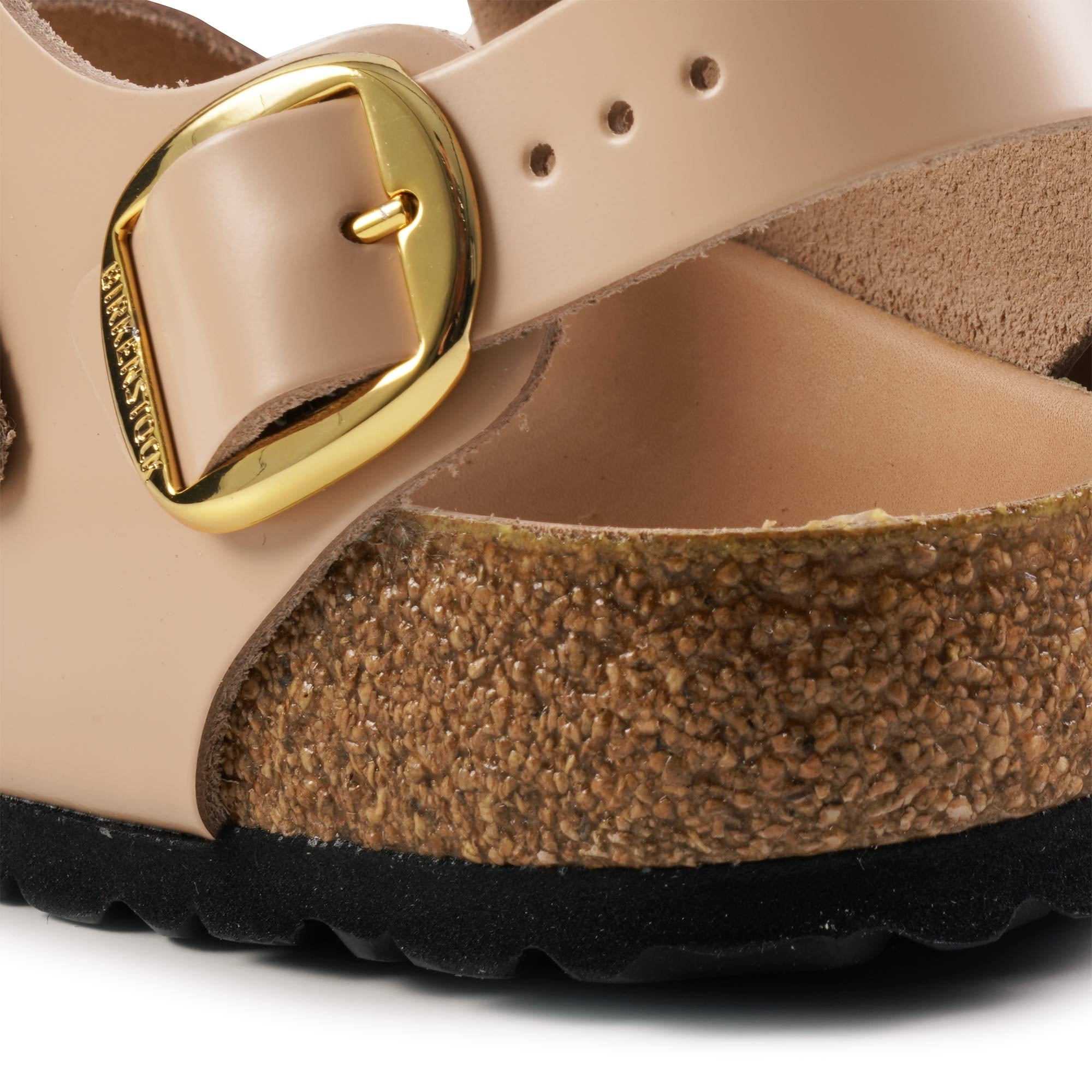 Birkenstock Womens Milano Big Buckle - Beige