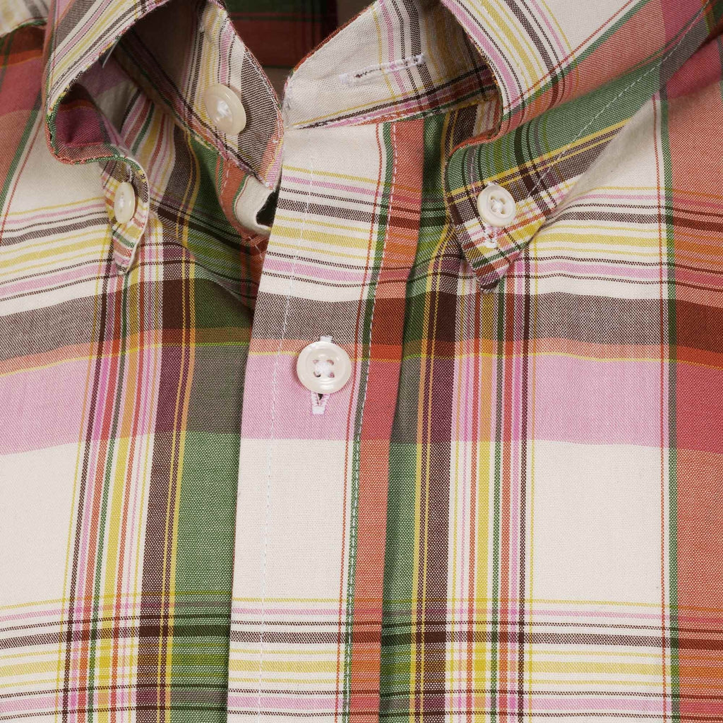 Real Hoxton Checked Short Sleeve Shirt - Classic Madras