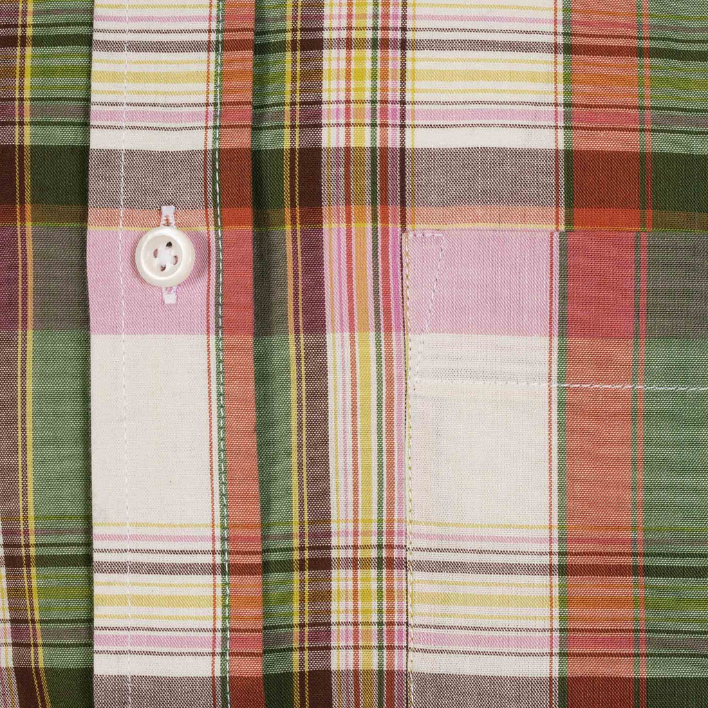 Real Hoxton Checked Short Sleeve Shirt - Classic Madras