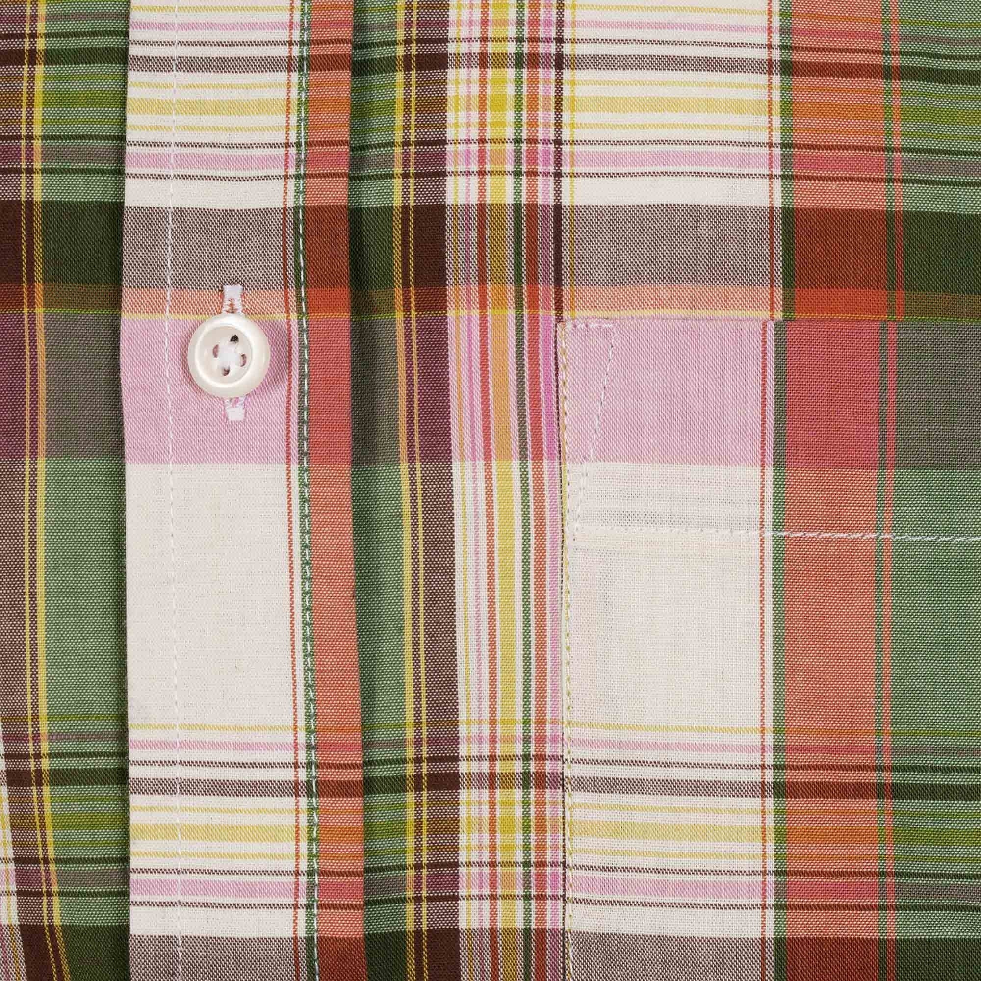 Real Hoxton Checked Short Sleeve Shirt - Classic Madras