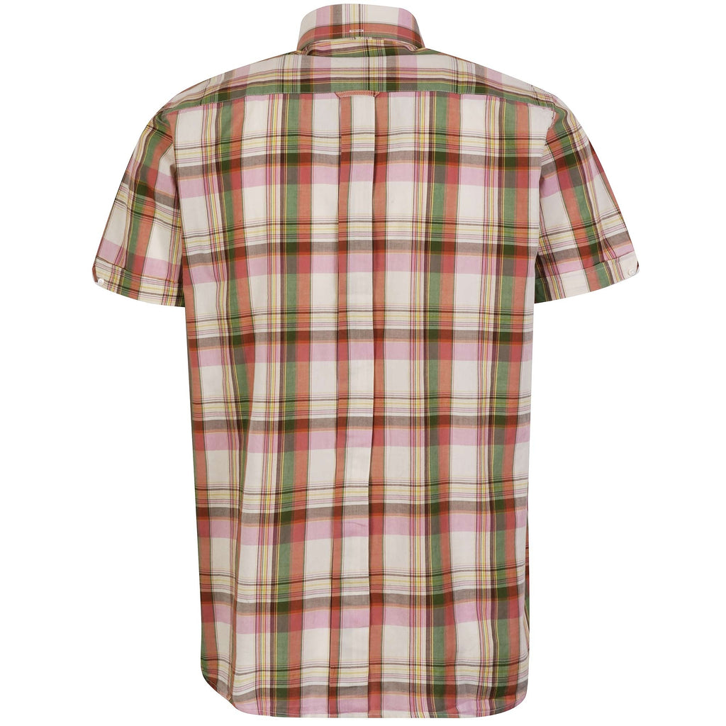 Real Hoxton Checked Short Sleeve Shirt - Classic Madras