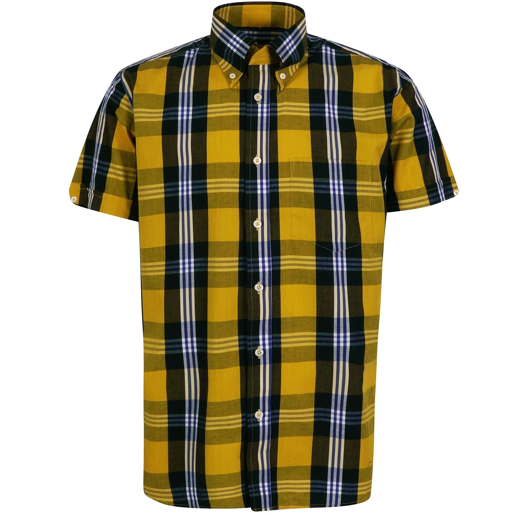Real Hoxton Checked Short Sleeve Shirt - Spanish