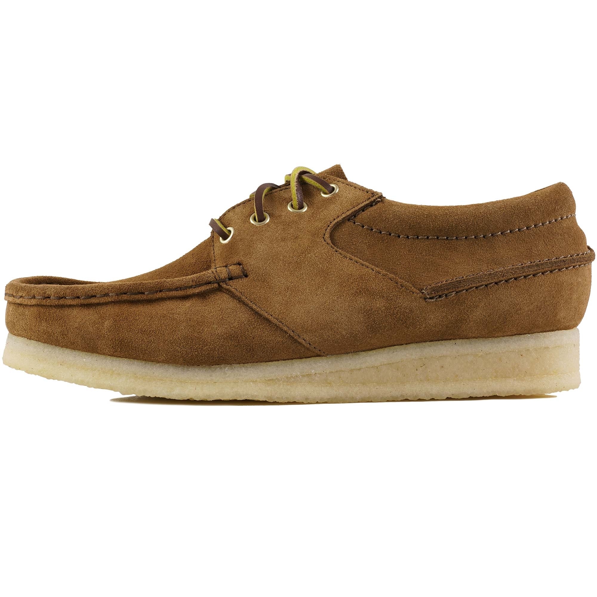 Clarks Originals Wallabee Boat - Cola Suede