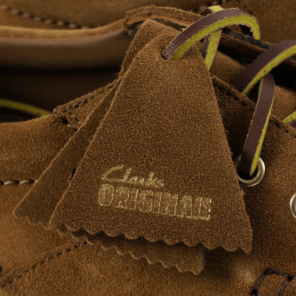 Clarks Originals Wallabee Boat - Cola Suede