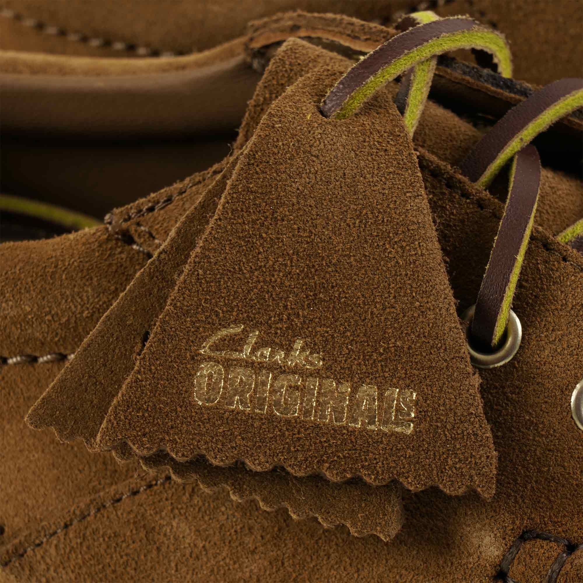 Clarks Originals Wallabee Boat - Cola Suede