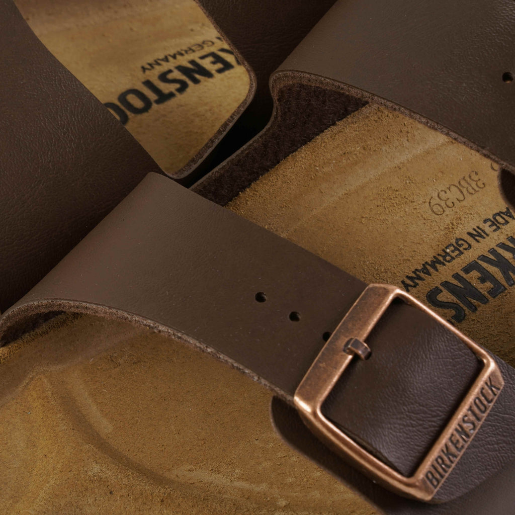 Birkenstock Arizona Birko Flor - Dark Brown