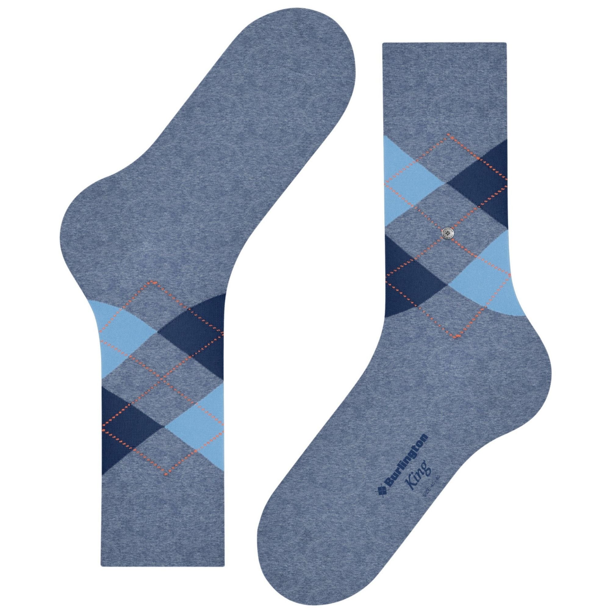 King Socks - Blue Marl