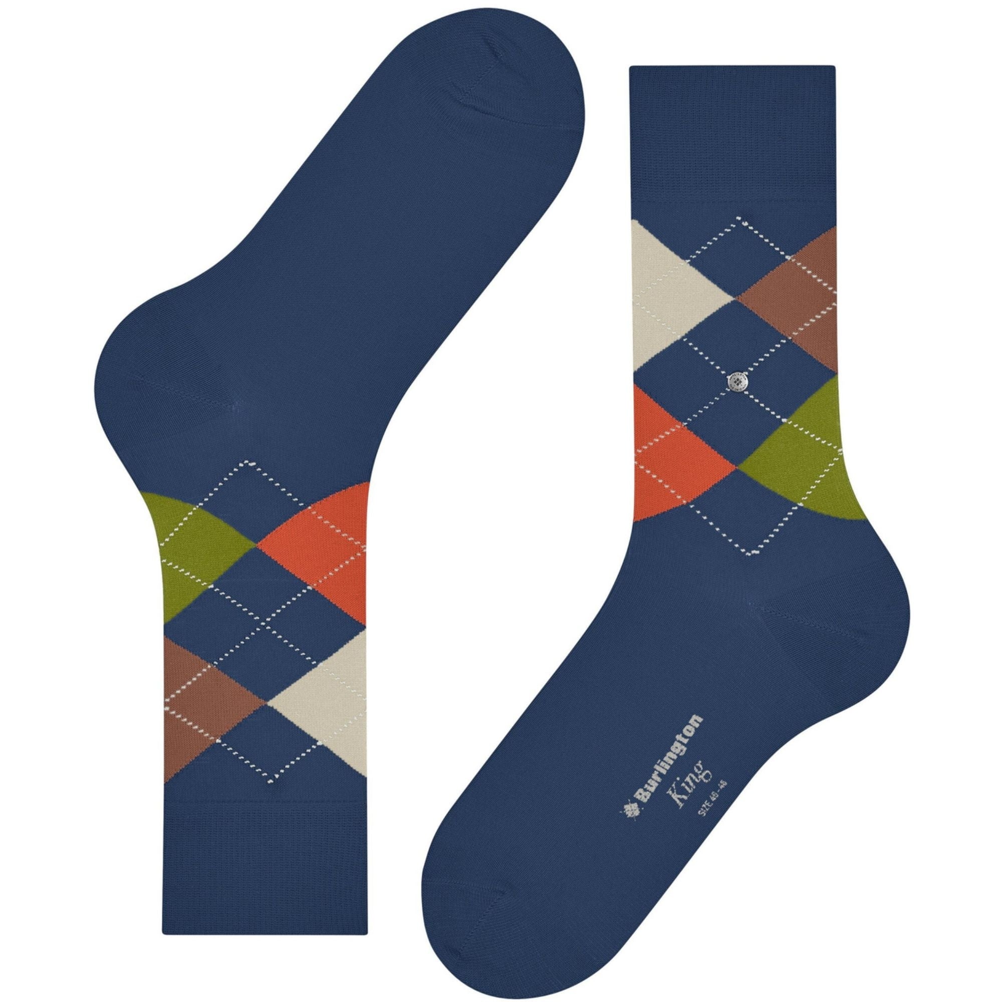 Burlington Socks King Socks - Navy