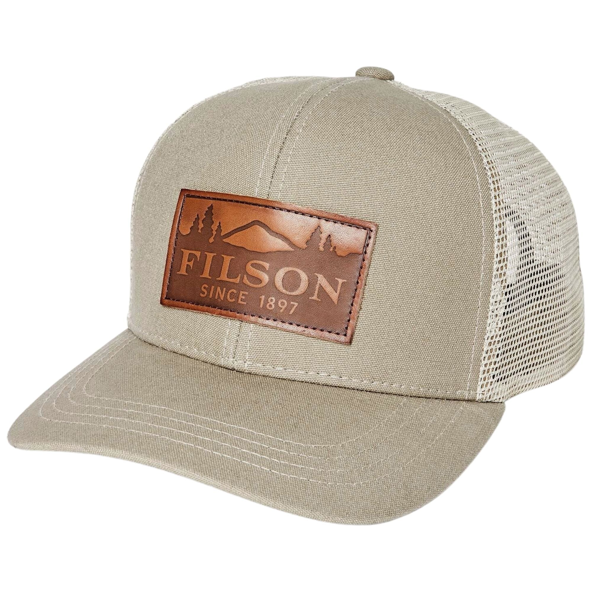 Filson Logger Mesh Cap - Grey Khaki
