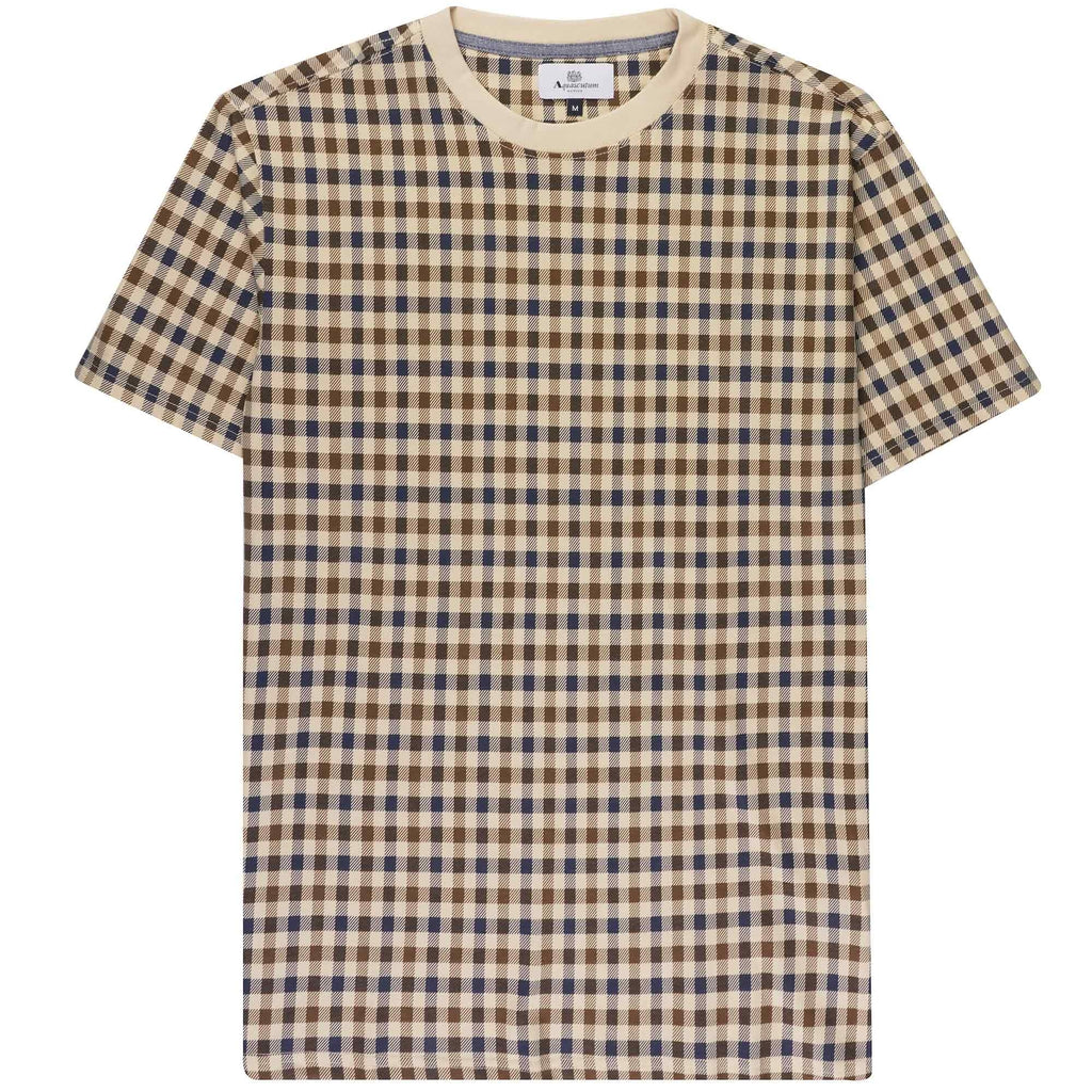 Aquascutum Active Check T-Shirt - Club Check
